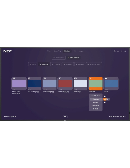 SHARP NEC MultiSync M551-MPi4