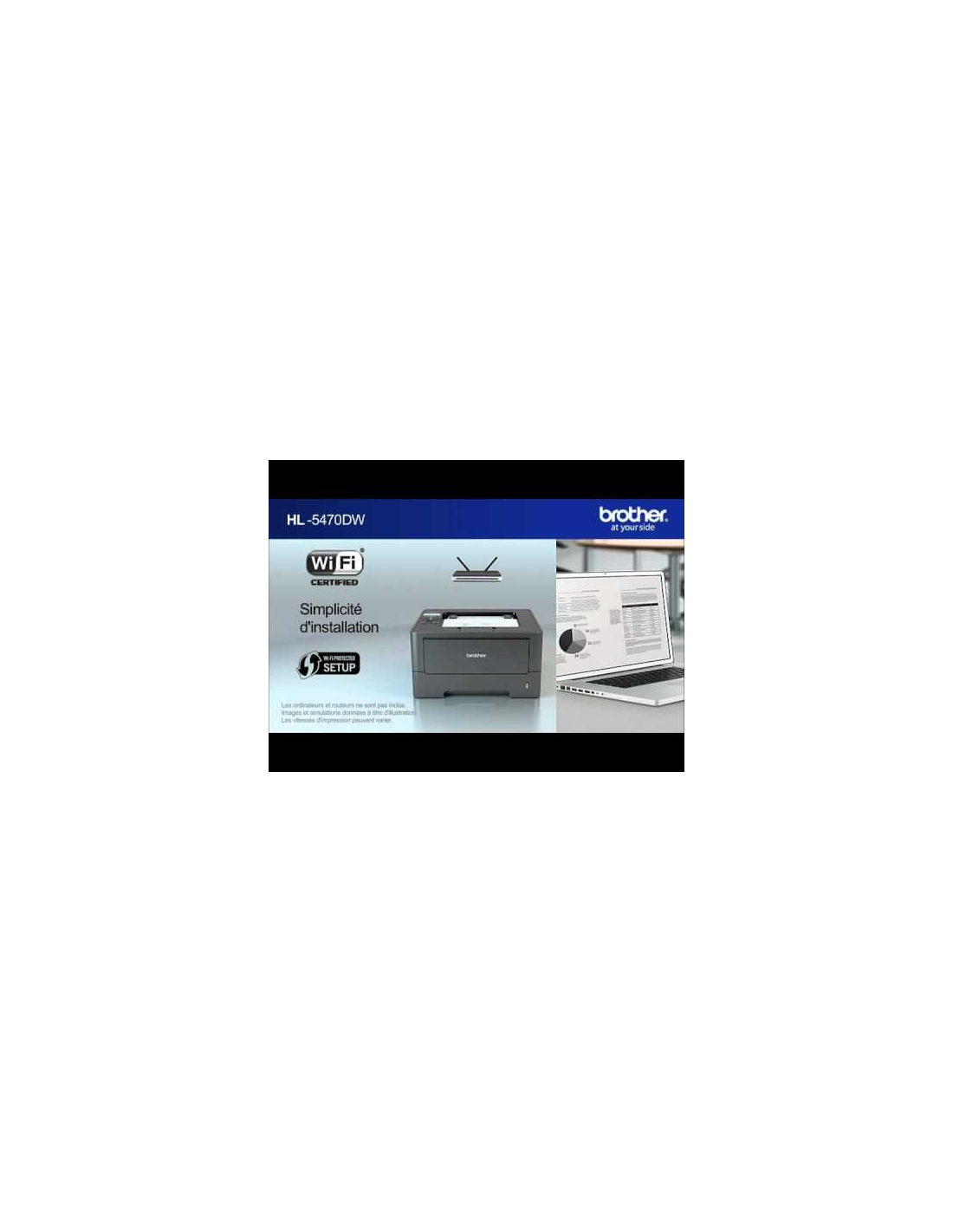 Imprimante Laser Brother HL-2150N – Noir Et Blanc – Réseau Ethernet + USB – Occasion