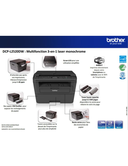 BROTHER DCP L2520DW