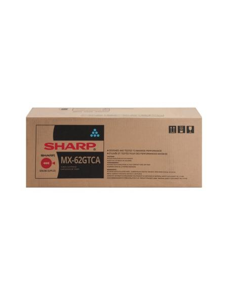 Toner SHARP MX62GTCB CYAN