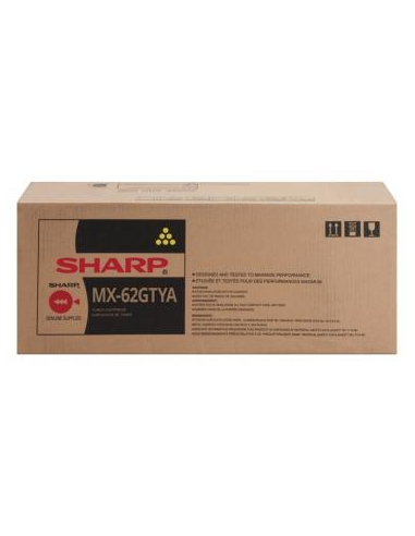 Toner SHARP MX62GTYB YELLOW