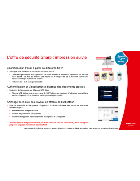 KIT DE SÉCURITÉ DES DONNÉES SHARP MXFR56U