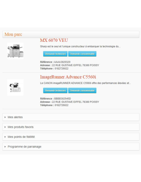 Votre Espace Client - BUROTIC STORE