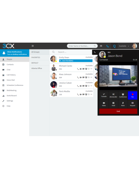 Téléphonie 3CX - Burotic Store