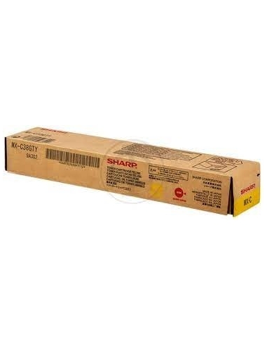 Toner SHARP MXC38GTY JAUNE