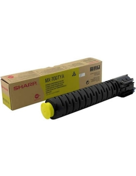 Toner SHARP MX70GTYA JAUNE
