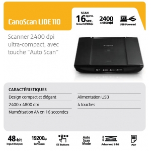Scanners A4 à plat de documents et photos CanoScan - Canon France