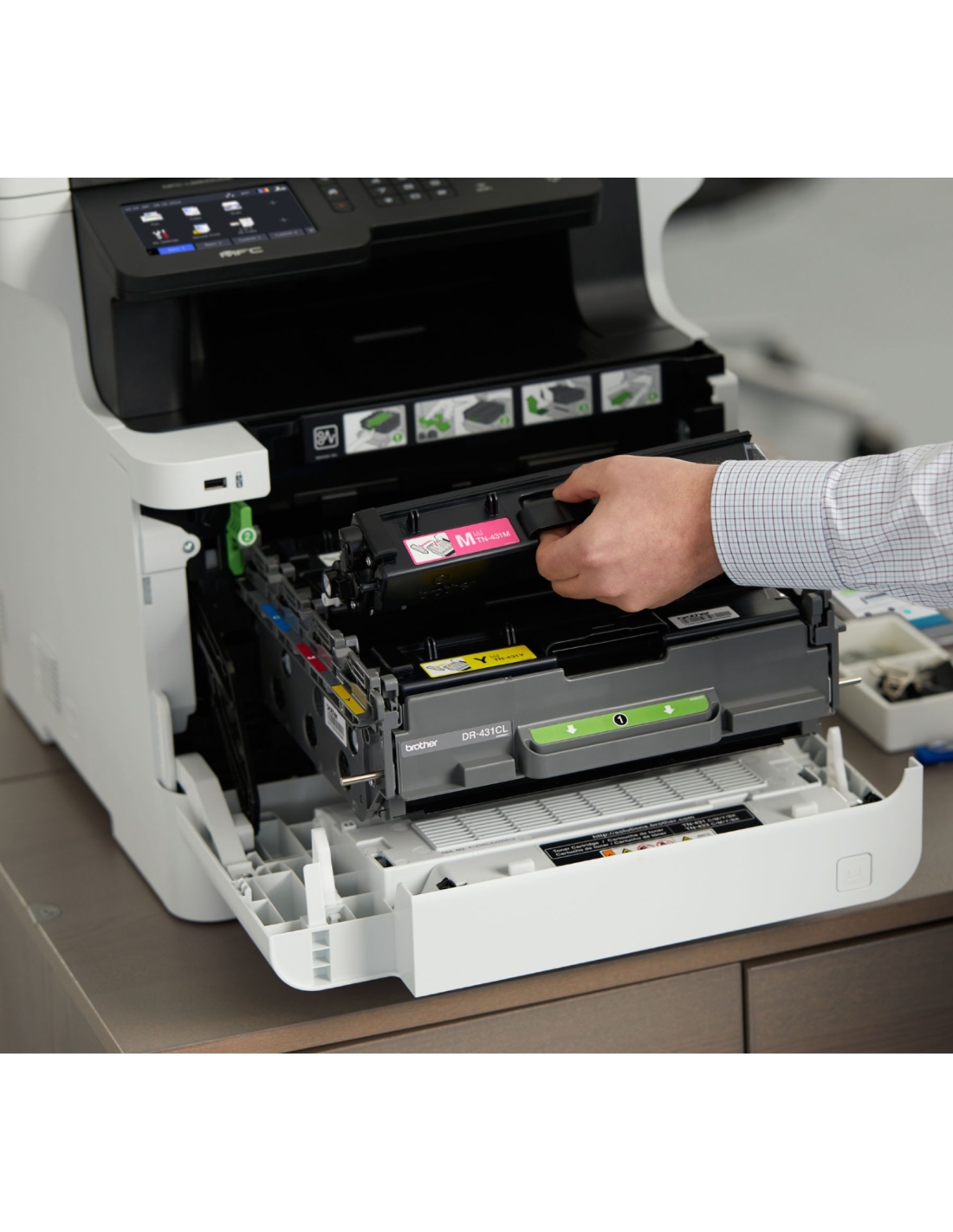 Imprimante multifonction - BROTHER MFC-L3770CDW - Laser couleur 4-en-1 LED  - Wifi-Ethernet et Recto-Verso intégral.