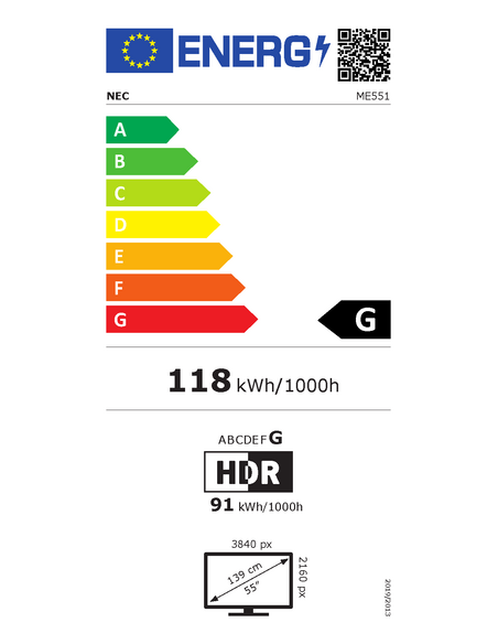 SHARP NEC MultiSync M551 PCAP